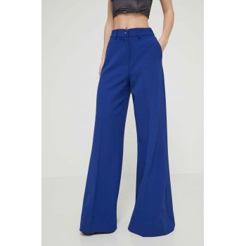 Blugirl Blumarine pantaloni femei, lat, high waist