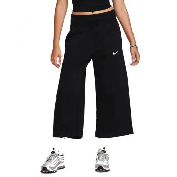 Pantaloni Nike W NSW Phoenix Fleece HR Crop SWTP de firma originali