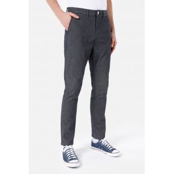 Pantaloni regular fit cu buzunare laterale