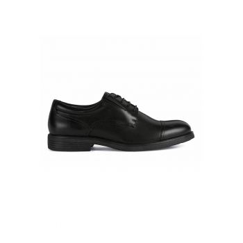 Pantofi Derby de piele cu aplicatie cap-toe de firma originali