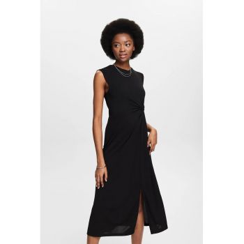 Rochie midi cu slit lateral