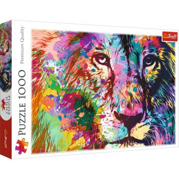 Puzzle Trefl 1000 Leul Colorat