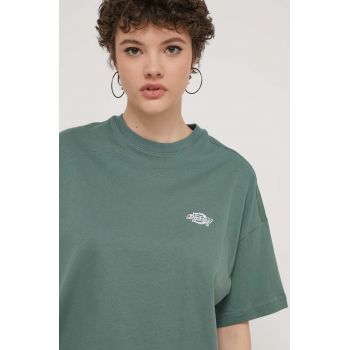 Dickies tricou din bumbac culoarea verde