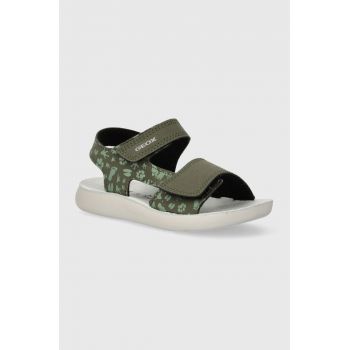 Geox sandale copii SANDAL LIGHTFLOPPY culoarea verde ieftine