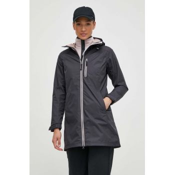 Helly Hansen geacă femei, culoarea negru, de tranziție 55964 de firma originala