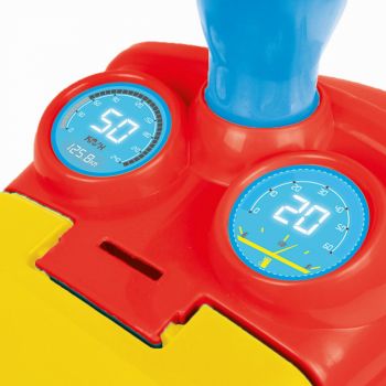 Masinuta pentru copii fara pedale Dolu Step car 4 in 1 cu maner pentru parinti, spatar si protectie laterala, volan cu sunet specific, de la 12 luni pana la 23 kg