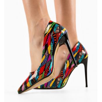 Pantofi dama Sonia Multicolor 6 ieftini