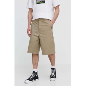 Volcom pantaloni scurti barbati, culoarea bej ieftini