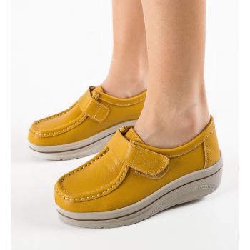 Pantofi Casual Liandrin Galbeni
