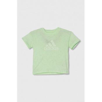 adidas tricou copii culoarea verde, modelator