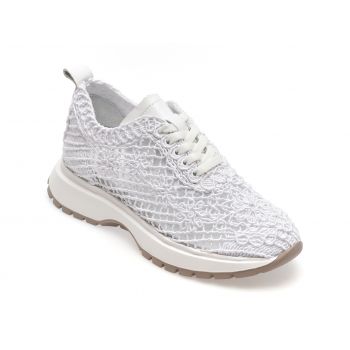Pantofi sport GRYXX albi, 193TEX, din material textil de firma originali