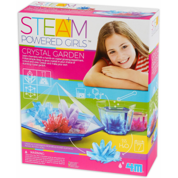 Kit stiintific - Gradina cu Cristale, STEAM Kids de firma original