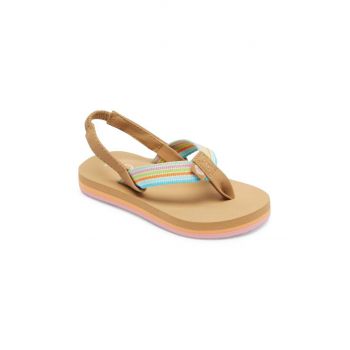 Roxy sandale copii culoarea maro ieftine