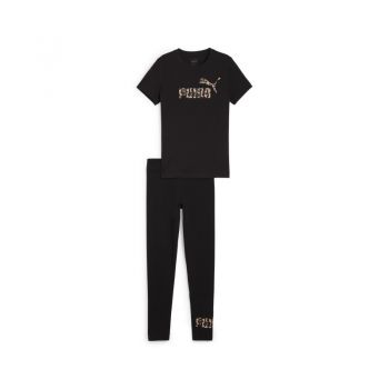 Trening Puma Animal Tee & Leggings Set