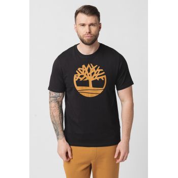 Tricou de bumbac cu logo Kennebec River Tree ieftin