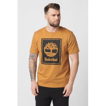 Tricou din bumbac cu imprimeu logo