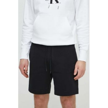 BOSS Orange pantaloni scurți din bumbac culoarea negru, melanj 50511726 de firma originali