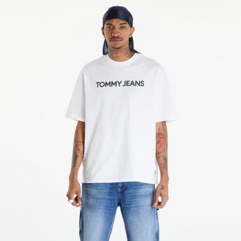 Tommy Jeans Logo Oversized Fit T-Shirt White ieftin