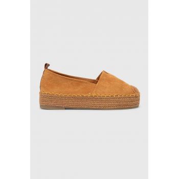 Answear Lab espadrile culoarea maro, cu platforma