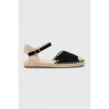 Answear Lab espadrile culoarea negru