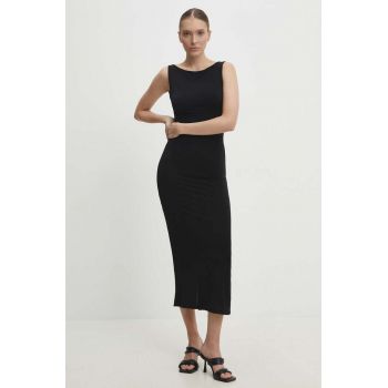 Answear Lab rochie culoarea negru, maxi, mulata