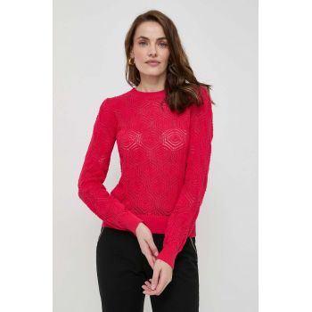 Morgan pulover de bumbac culoarea rosu, light de firma original