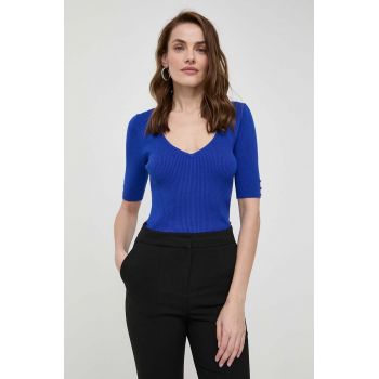 Morgan pulover femei, culoarea albastru marin, light ieftin