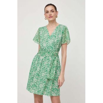 Morgan rochie culoarea verde, mini, evazati