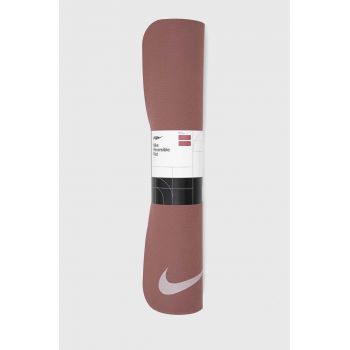 Nike covoraș de yoga cu două fețe culoarea roz ieftin