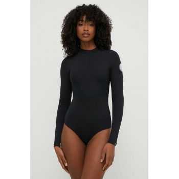 Rip Curl costum de baie dintr-o bucată culoarea negru, cupa moale