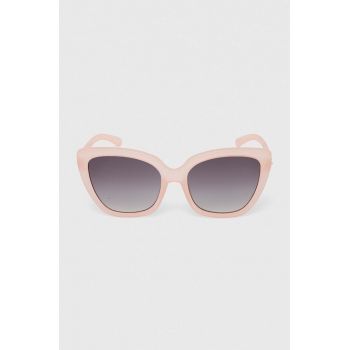 Volcom ochelari de soare femei, culoarea roz ieftini