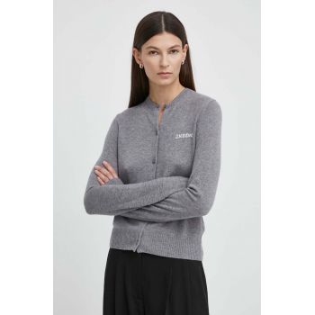 2NDDAY cardigan din amestec de lana 2ND Vinny TT - Soft Wool Blen culoarea gri, light, 2000341408 de firma original