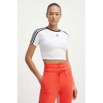 adidas Originals tricou femei, culoarea alb, IP0662