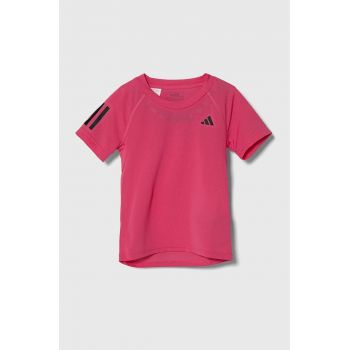 adidas Performance tricou copii culoarea roz ieftin