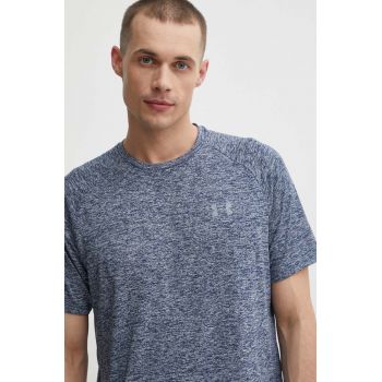 Under Armour tricou de antrenament culoarea gri, neted