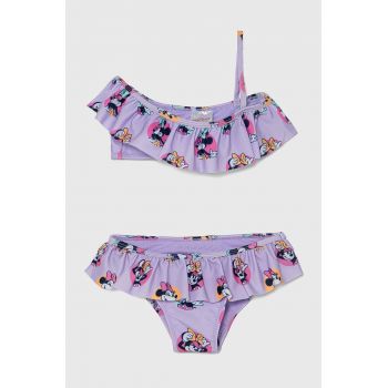 zippy costum de baie pentru copii din două piese x Disney culoarea violet