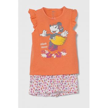 zippy pijamale de bumbac pentru copii x Disney culoarea portocaliu, modelator ieftine