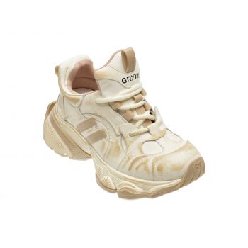 Pantofi sport GRYXX bej, 50015, din piele naturala