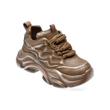 Pantofi sport GRYXX maro, 3732, din piele ecologica de firma originali