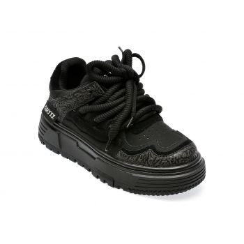 Pantofi sport GRYXX negri, 3551, din piele naturala la reducere