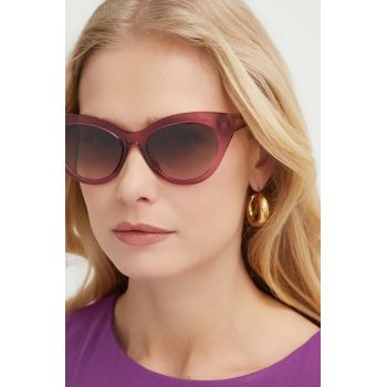 Tous ochelari de soare femei, culoarea violet, STOB86_540AFD de firma originali