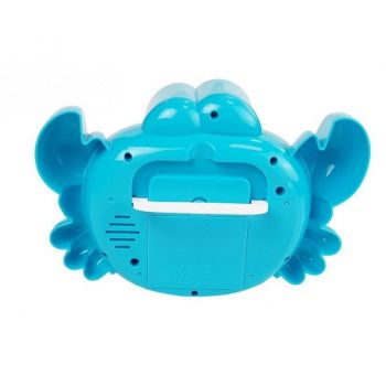 Masina de facut baloane de sapun bule pentru copii in forma de crab albastru LeanToys 7314 de firma originala
