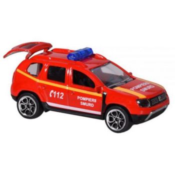 Masina de pompieri Majorette Dacia Duster Smurd de firma originala