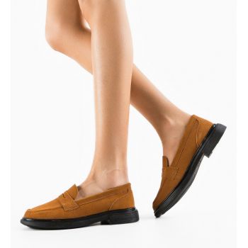 Pantofi Casual Butler Camel