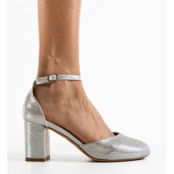 Pantofi dama Vera Argintii