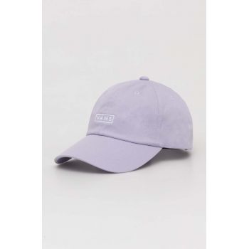 Vans șapcă de baseball din bumbac culoarea violet, cu imprimeu ieftina