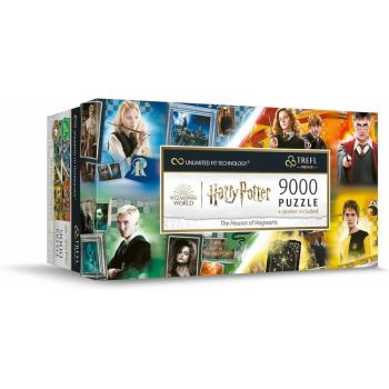 Puzzle Trefl Uft 9000 Harry Potter Casele Din Hogwarts