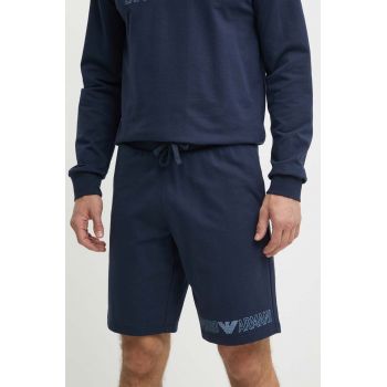 Emporio Armani Underwear pantaloni scurți din bumbac lounge culoarea albastru marin, 111004 4R566 de firma originali