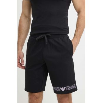 Emporio Armani Underwear pantaloni scurți din bumbac lounge culoarea negru, 111004 4R566 de firma originali