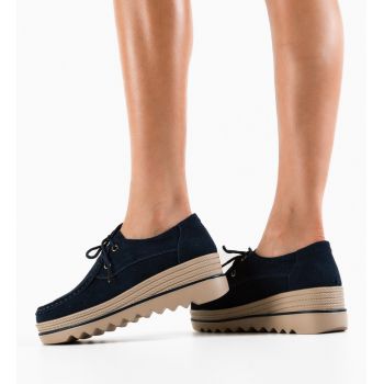 Pantofi Casual Sagrio Bleumarin ieftina la reducere